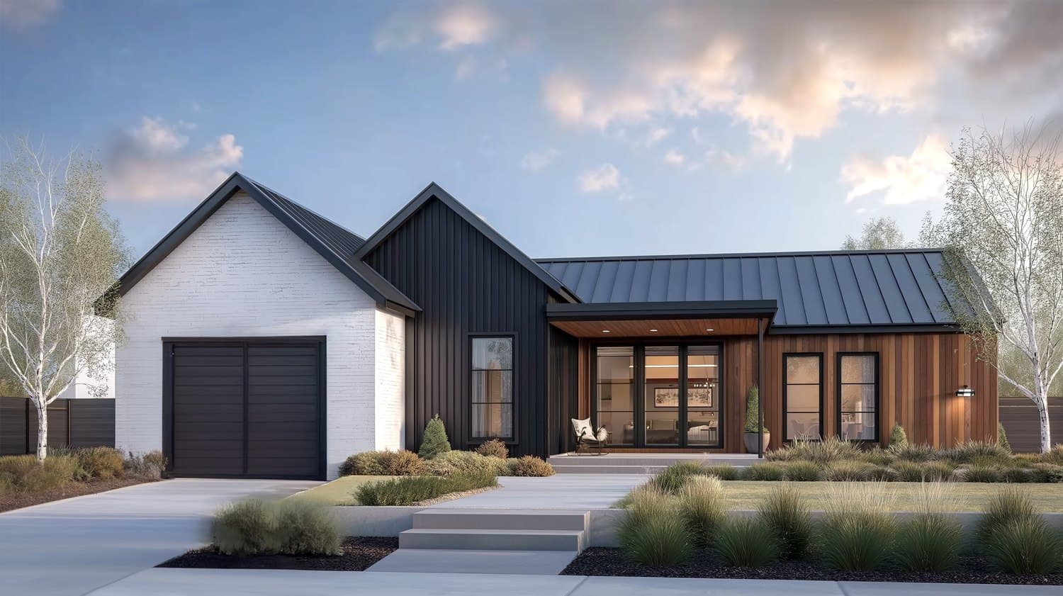 MODern Hacienda architectural style, representative home
