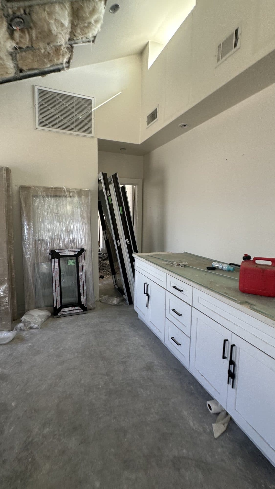 The finished interior of a LyteMods steel-framed ADU that survived the Eaton fire