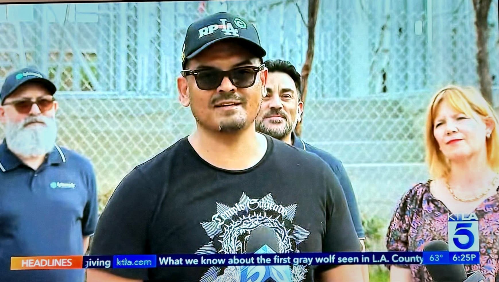 The LyteMods team interviewed at the 480 W Palm steel frame in Altadena, featured on KTLA Channel 5 news