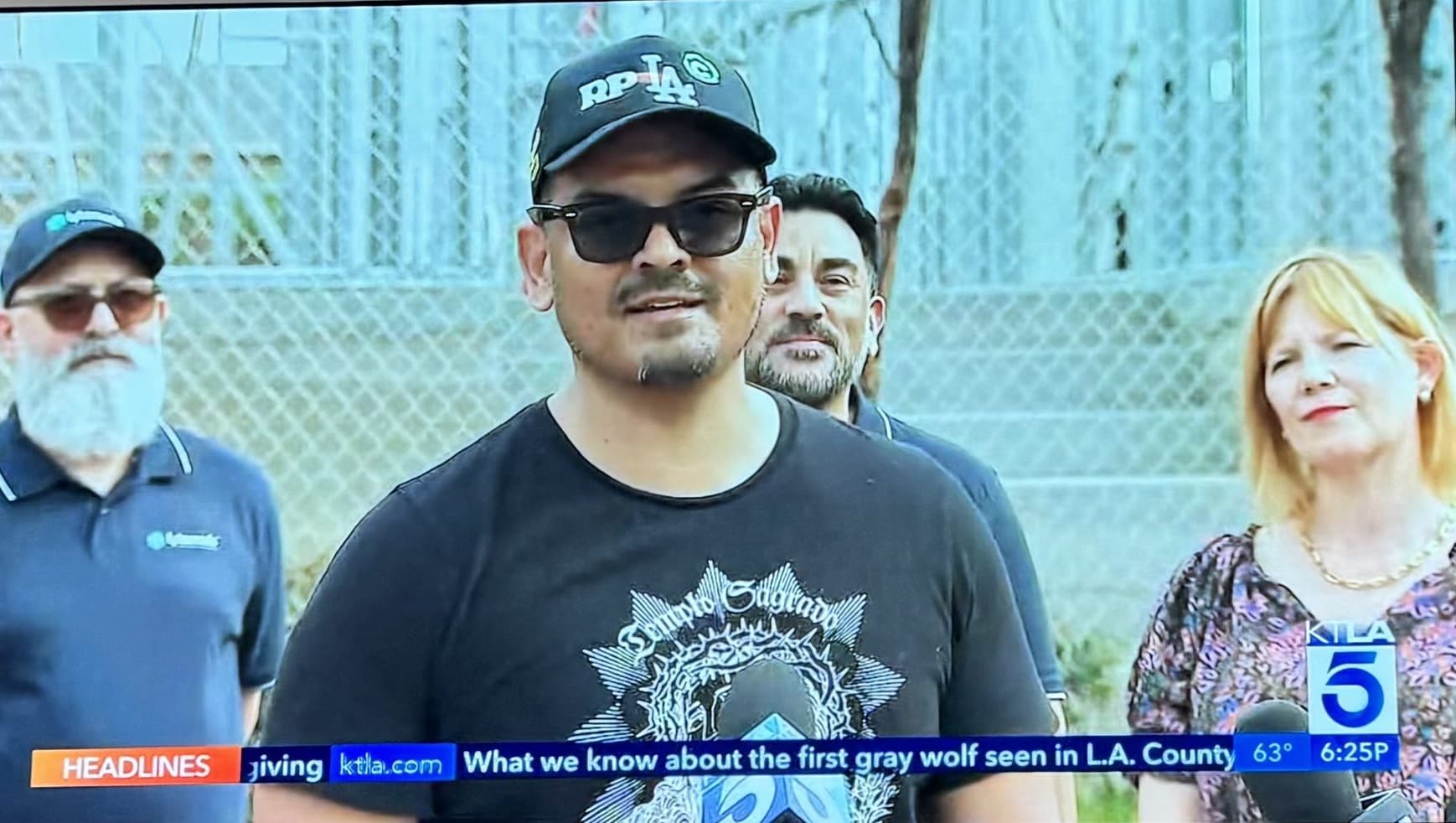 The LyteMods team interviewed at the 480 W Palm steel frame in Altadena, featured on KTLA Channel 5 news